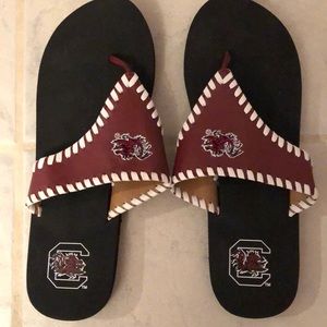 USC Gamecocks Flip Flops Size XL 11-12